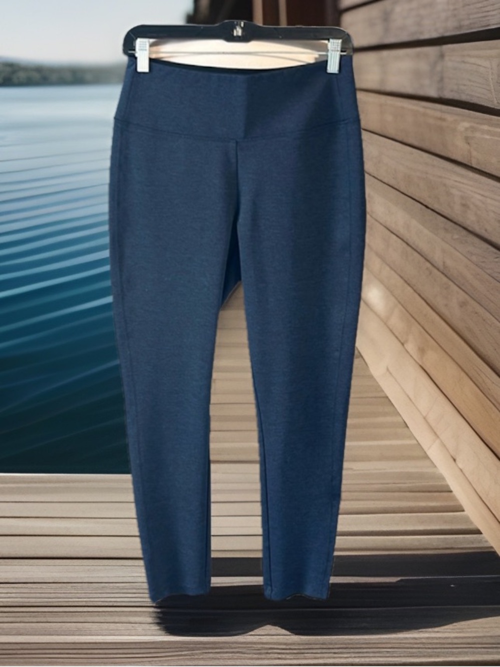 Apt 9 Navy Blue Pants Pull On Business Casual Comfy Womens Medium - Picture 5 of 12